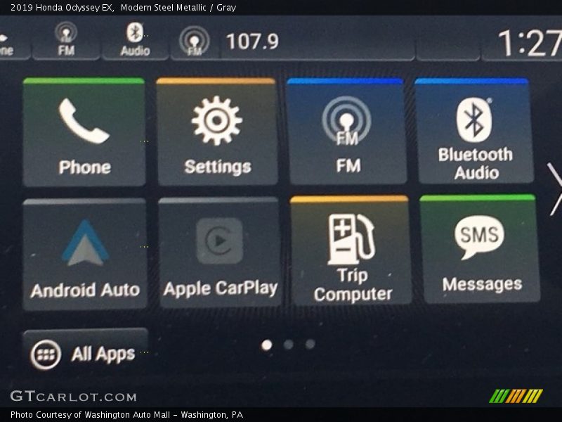 Modern Steel Metallic / Gray 2019 Honda Odyssey EX