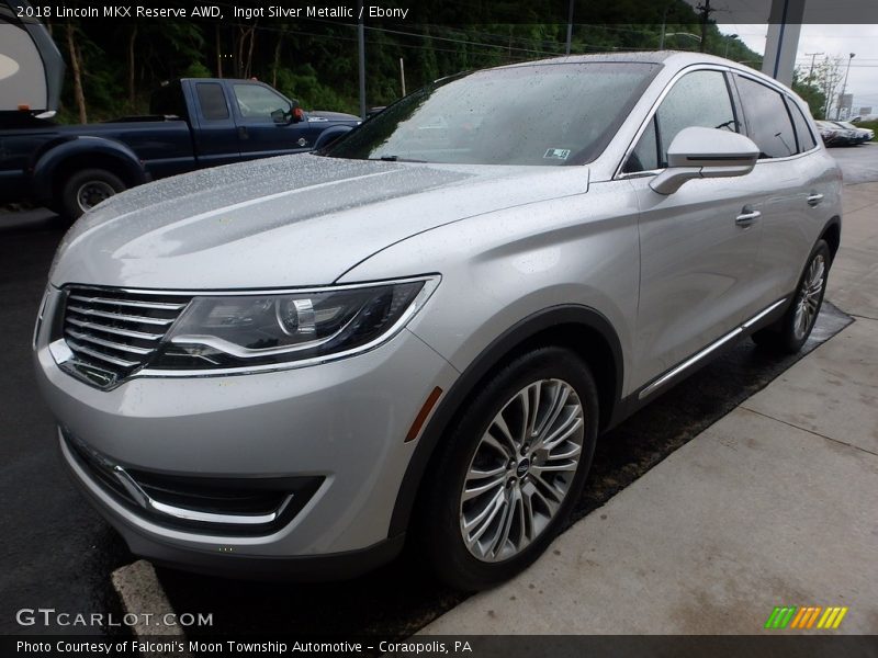 Ingot Silver Metallic / Ebony 2018 Lincoln MKX Reserve AWD