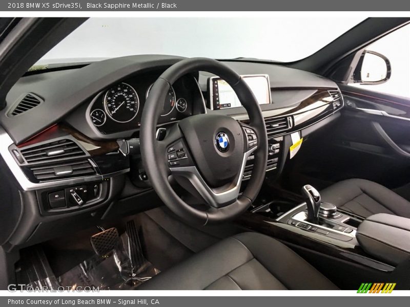 Black Sapphire Metallic / Black 2018 BMW X5 sDrive35i