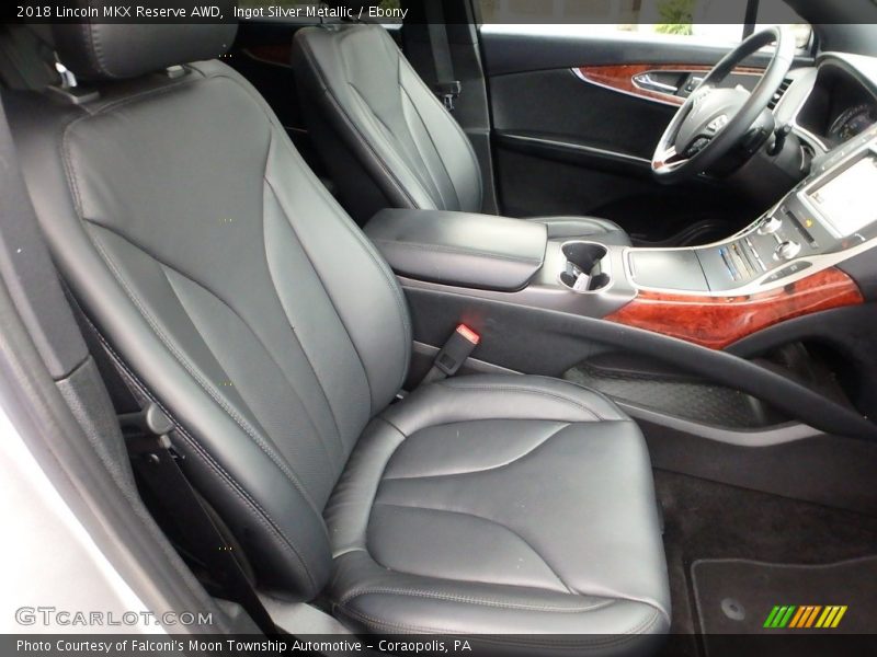 Ingot Silver Metallic / Ebony 2018 Lincoln MKX Reserve AWD