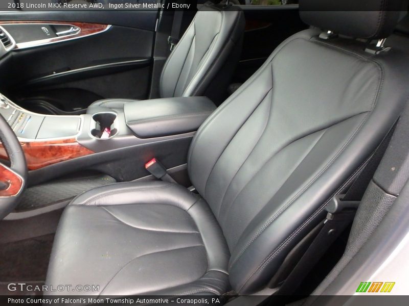 Ingot Silver Metallic / Ebony 2018 Lincoln MKX Reserve AWD