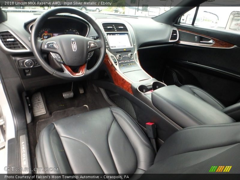 Ingot Silver Metallic / Ebony 2018 Lincoln MKX Reserve AWD