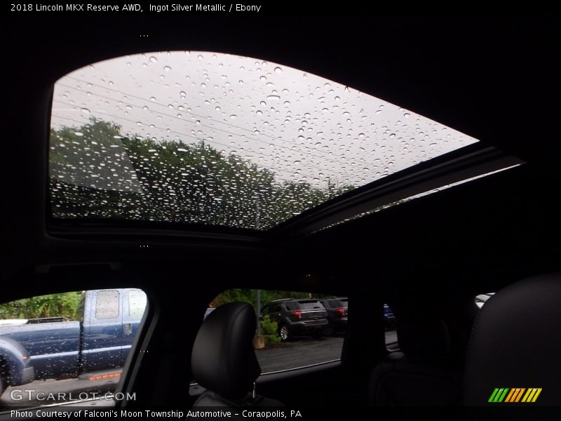Ingot Silver Metallic / Ebony 2018 Lincoln MKX Reserve AWD