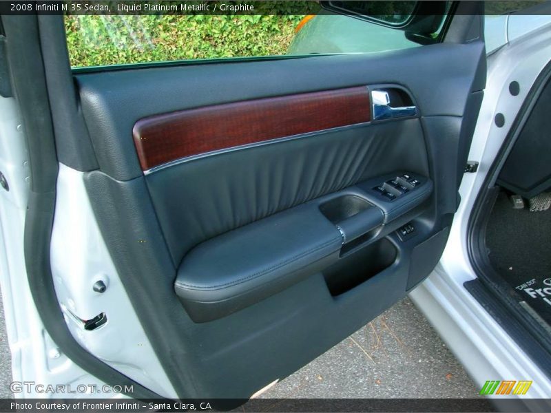 Liquid Platinum Metallic / Graphite 2008 Infiniti M 35 Sedan