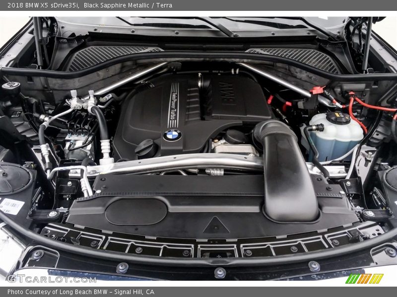 Black Sapphire Metallic / Terra 2018 BMW X5 sDrive35i