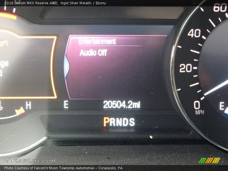Ingot Silver Metallic / Ebony 2018 Lincoln MKX Reserve AWD
