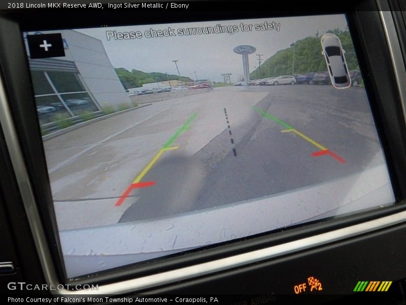 Ingot Silver Metallic / Ebony 2018 Lincoln MKX Reserve AWD