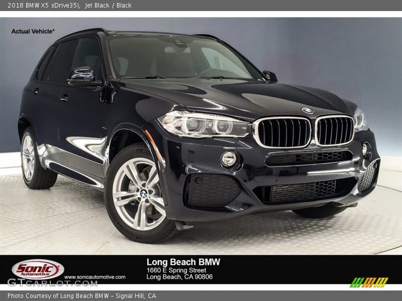 Jet Black / Black 2018 BMW X5 sDrive35i