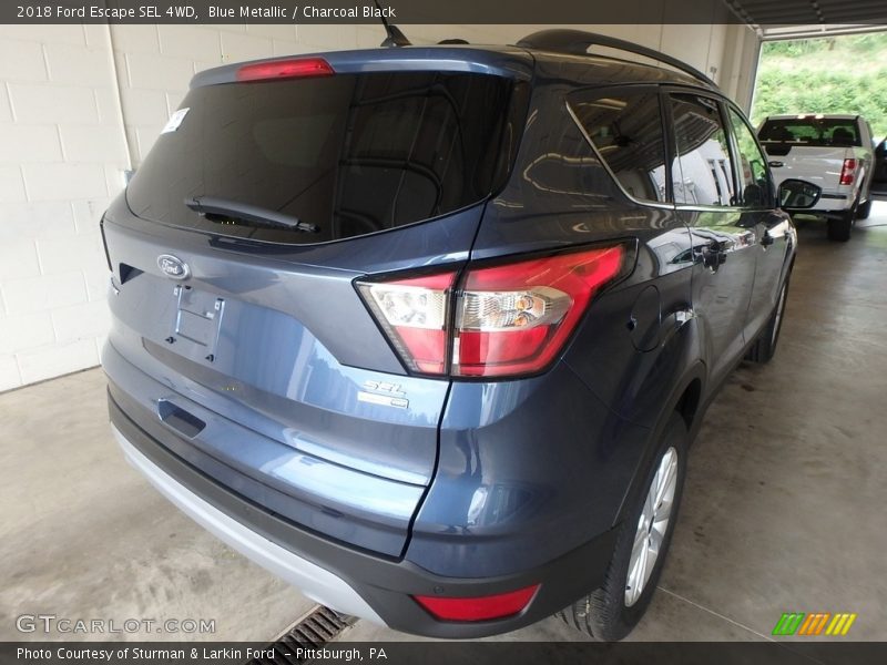 Blue Metallic / Charcoal Black 2018 Ford Escape SEL 4WD