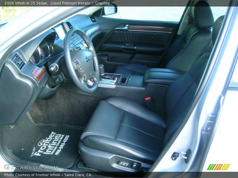 Liquid Platinum Metallic / Graphite 2008 Infiniti M 35 Sedan
