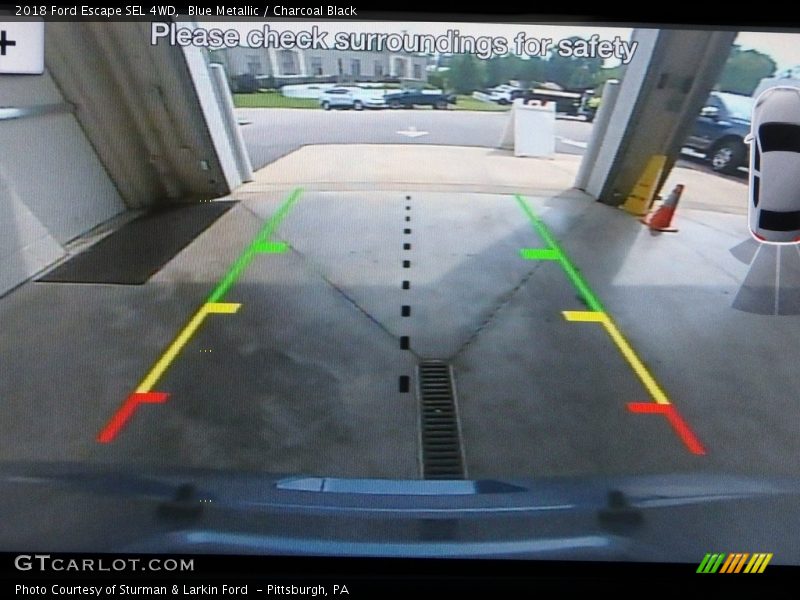 Blue Metallic / Charcoal Black 2018 Ford Escape SEL 4WD