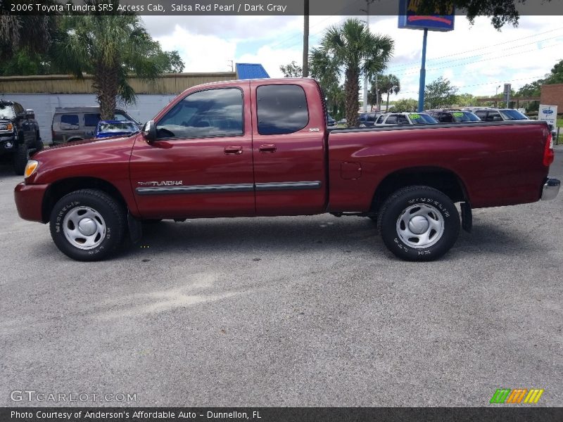 Salsa Red Pearl / Dark Gray 2006 Toyota Tundra SR5 Access Cab