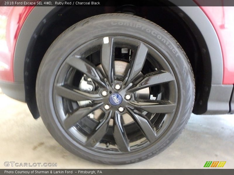 Ruby Red / Charcoal Black 2018 Ford Escape SEL 4WD