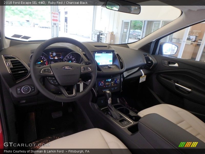 Ruby Red / Charcoal Black 2018 Ford Escape SEL 4WD