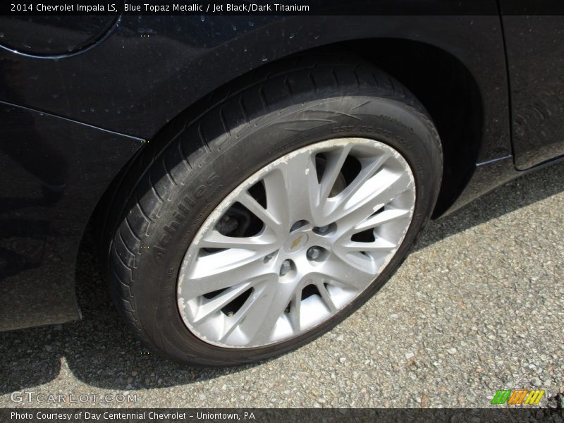 Blue Topaz Metallic / Jet Black/Dark Titanium 2014 Chevrolet Impala LS