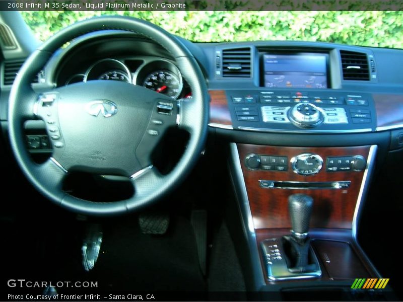 Liquid Platinum Metallic / Graphite 2008 Infiniti M 35 Sedan