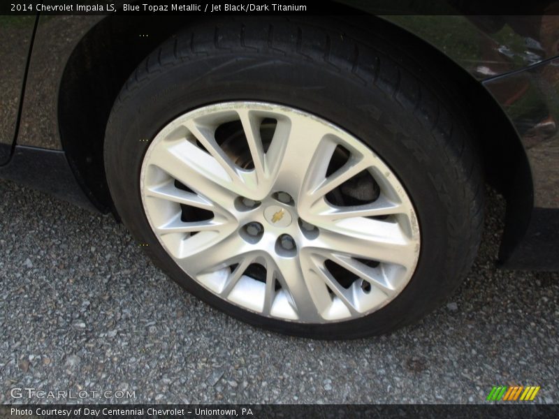 Blue Topaz Metallic / Jet Black/Dark Titanium 2014 Chevrolet Impala LS