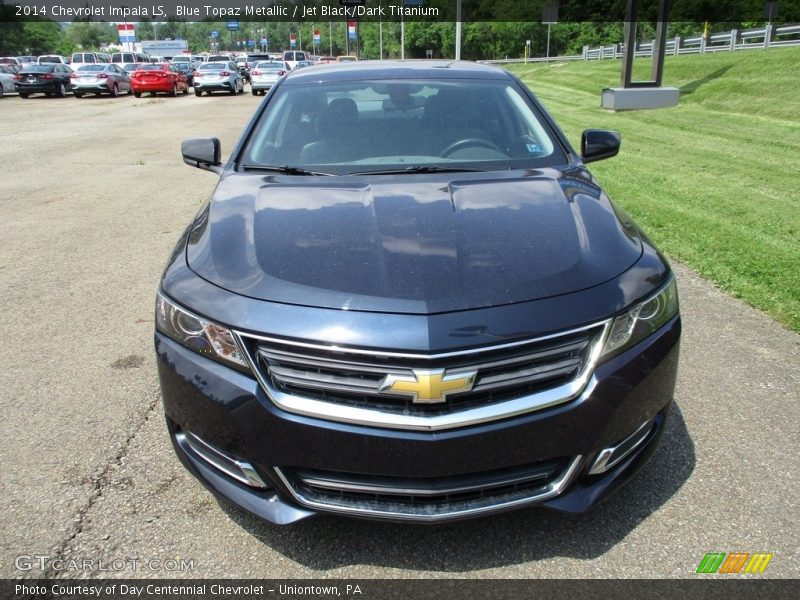 Blue Topaz Metallic / Jet Black/Dark Titanium 2014 Chevrolet Impala LS