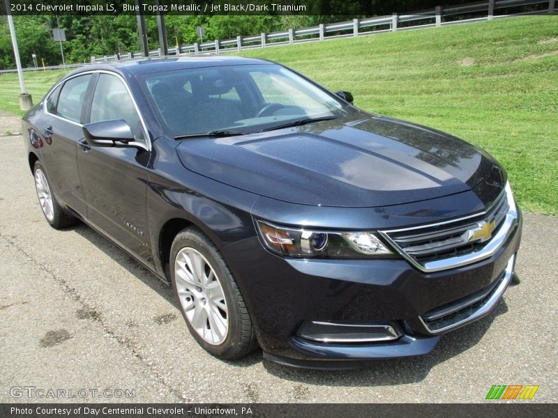 Blue Topaz Metallic / Jet Black/Dark Titanium 2014 Chevrolet Impala LS