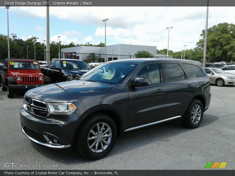 Granite Metallic / Black 2018 Dodge Durango SXT