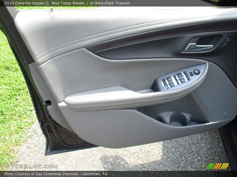 Blue Topaz Metallic / Jet Black/Dark Titanium 2014 Chevrolet Impala LS