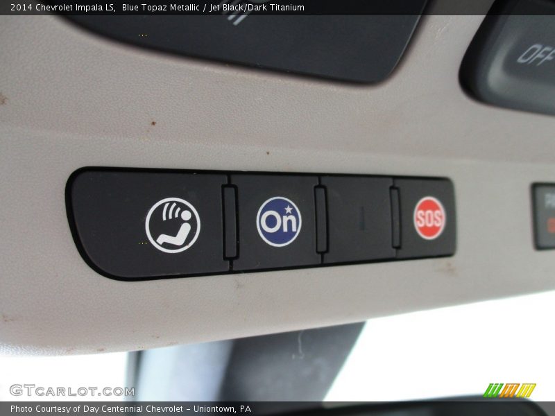 Blue Topaz Metallic / Jet Black/Dark Titanium 2014 Chevrolet Impala LS