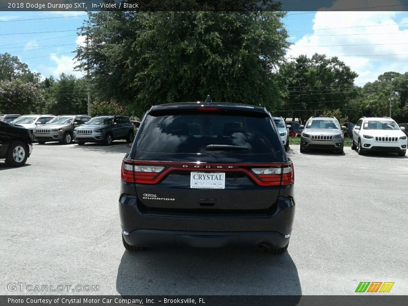 In–Violet / Black 2018 Dodge Durango SXT