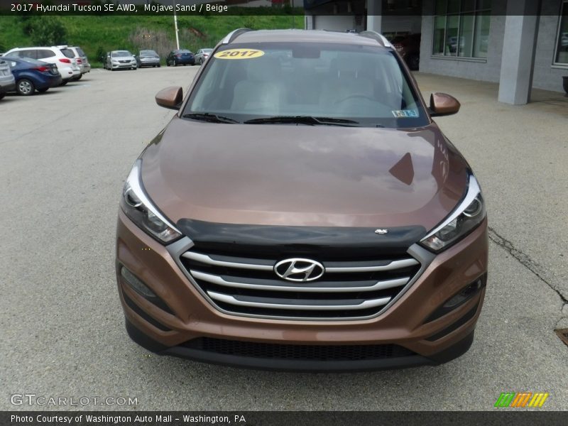 Mojave Sand / Beige 2017 Hyundai Tucson SE AWD