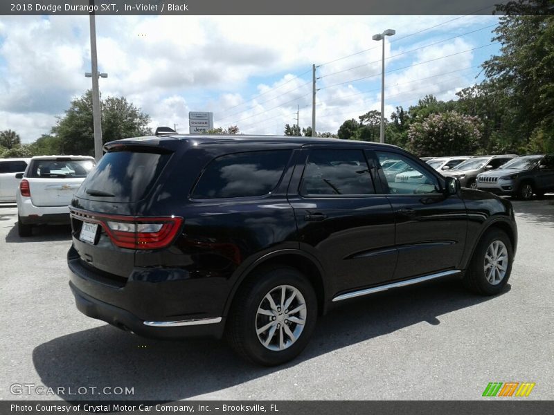 In–Violet / Black 2018 Dodge Durango SXT