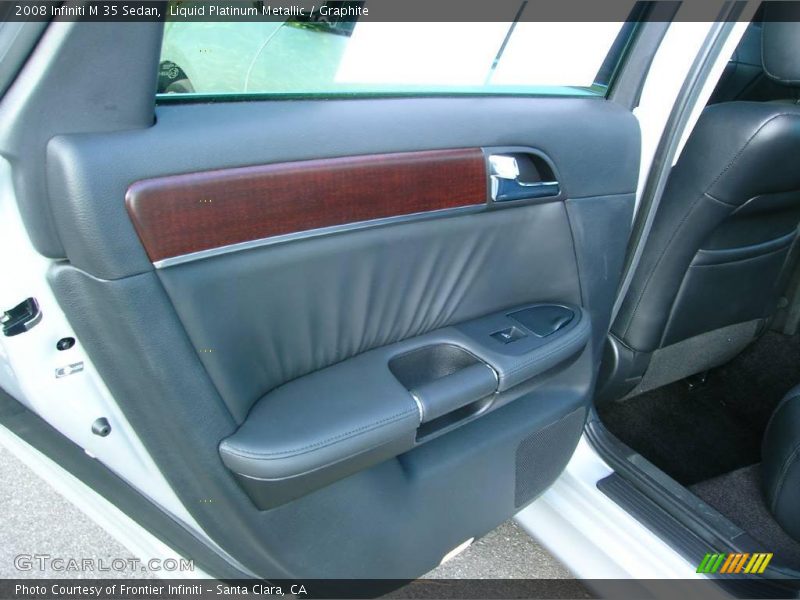 Liquid Platinum Metallic / Graphite 2008 Infiniti M 35 Sedan