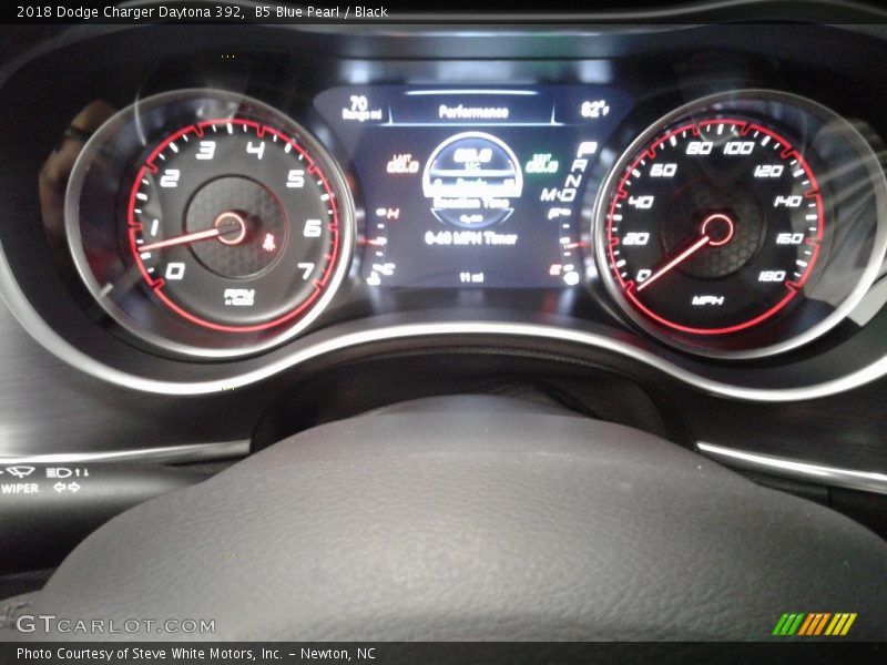 B5 Blue Pearl / Black 2018 Dodge Charger Daytona 392