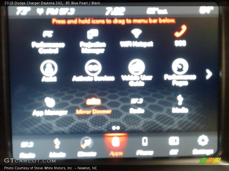 B5 Blue Pearl / Black 2018 Dodge Charger Daytona 392