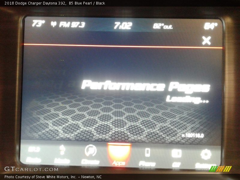 B5 Blue Pearl / Black 2018 Dodge Charger Daytona 392