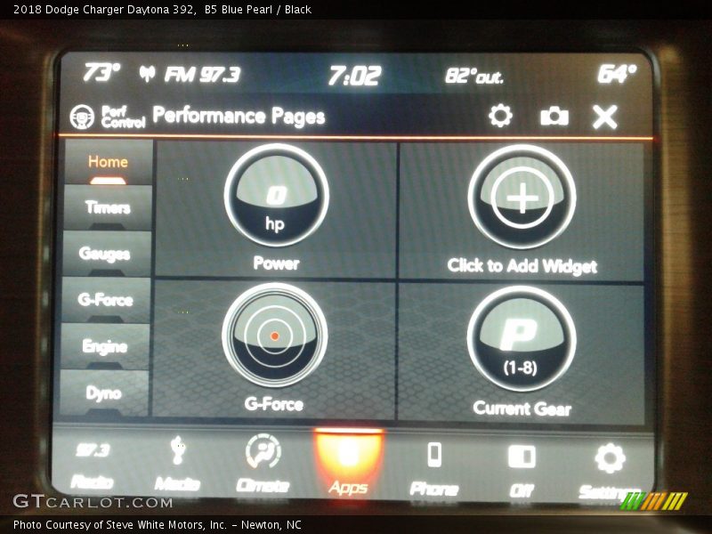 B5 Blue Pearl / Black 2018 Dodge Charger Daytona 392