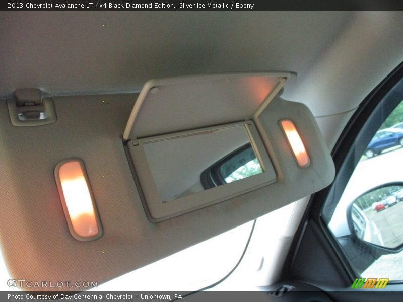 Silver Ice Metallic / Ebony 2013 Chevrolet Avalanche LT 4x4 Black Diamond Edition
