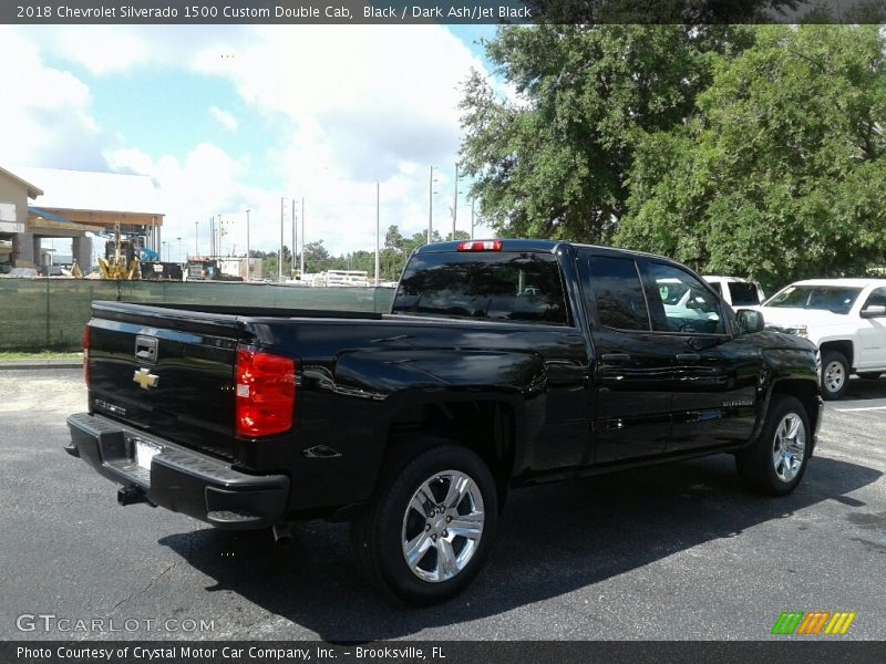 Black / Dark Ash/Jet Black 2018 Chevrolet Silverado 1500 Custom Double Cab