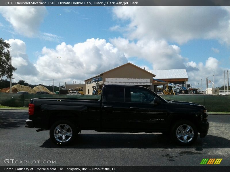 Black / Dark Ash/Jet Black 2018 Chevrolet Silverado 1500 Custom Double Cab