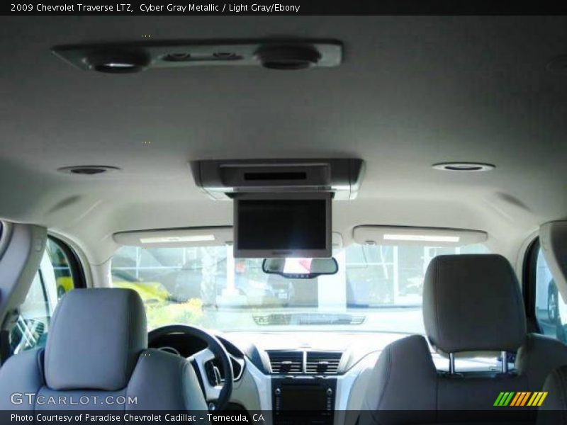Cyber Gray Metallic / Light Gray/Ebony 2009 Chevrolet Traverse LTZ