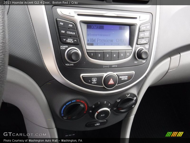 Boston Red / Gray 2013 Hyundai Accent GLS 4 Door