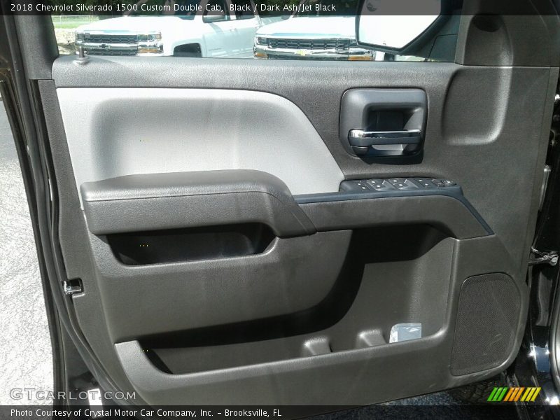 Black / Dark Ash/Jet Black 2018 Chevrolet Silverado 1500 Custom Double Cab