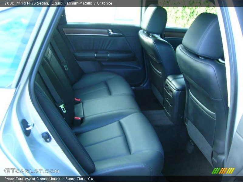 Liquid Platinum Metallic / Graphite 2008 Infiniti M 35 Sedan