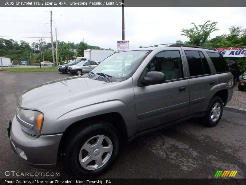 Graystone Metallic / Light Gray 2005 Chevrolet TrailBlazer LS 4x4