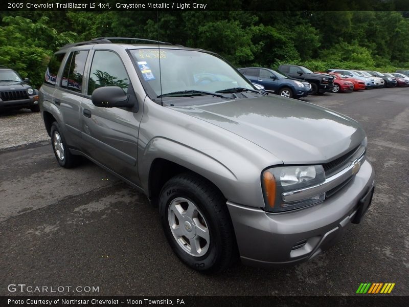 Graystone Metallic / Light Gray 2005 Chevrolet TrailBlazer LS 4x4