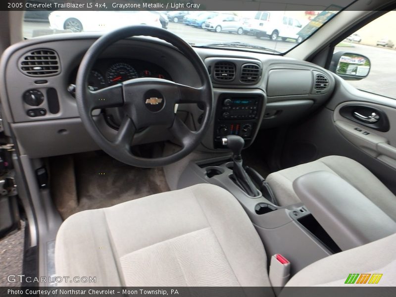 Graystone Metallic / Light Gray 2005 Chevrolet TrailBlazer LS 4x4