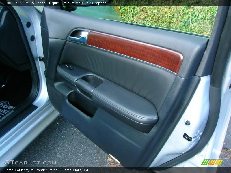 Liquid Platinum Metallic / Graphite 2008 Infiniti M 35 Sedan