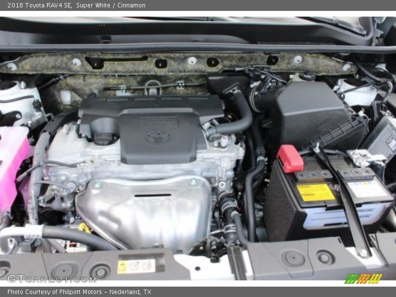 Super White / Cinnamon 2018 Toyota RAV4 SE