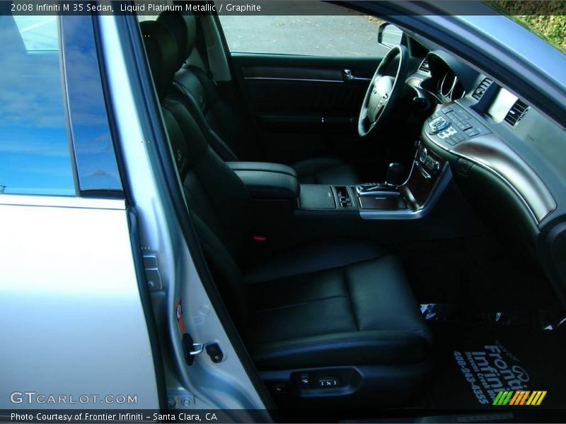 Liquid Platinum Metallic / Graphite 2008 Infiniti M 35 Sedan
