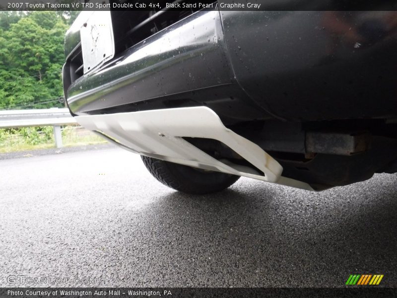Black Sand Pearl / Graphite Gray 2007 Toyota Tacoma V6 TRD Sport Double Cab 4x4