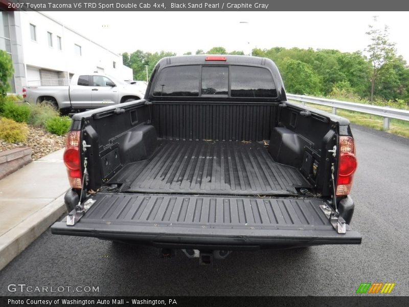 Black Sand Pearl / Graphite Gray 2007 Toyota Tacoma V6 TRD Sport Double Cab 4x4