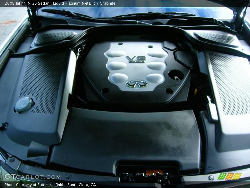 Liquid Platinum Metallic / Graphite 2008 Infiniti M 35 Sedan